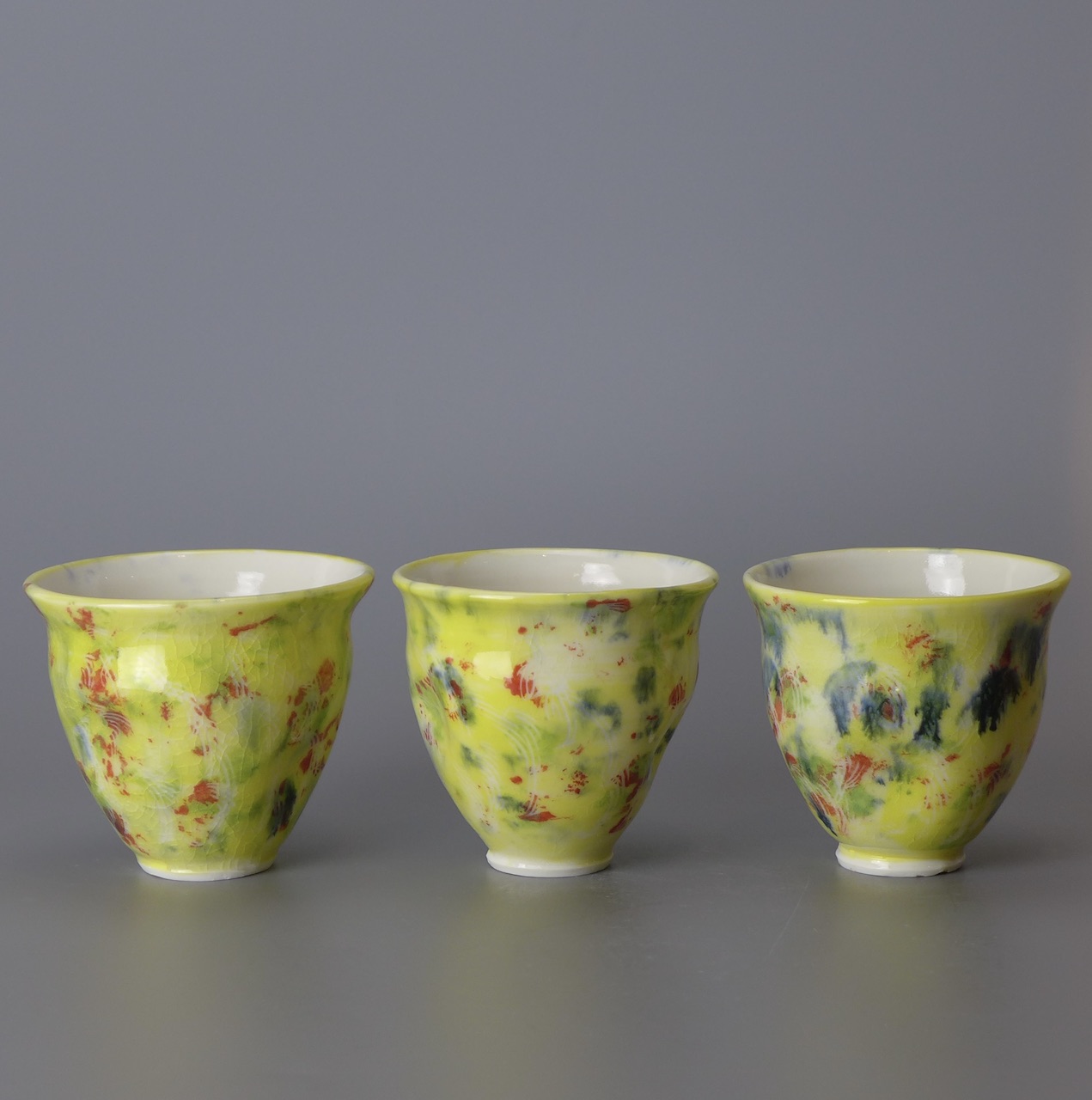 Yellows Tea Bowl with Narrower base