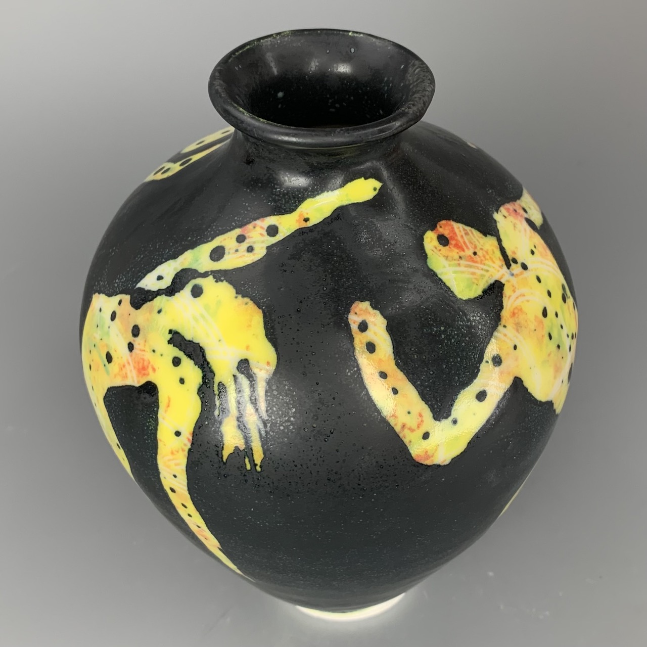 Figurative Vase in Yellow
