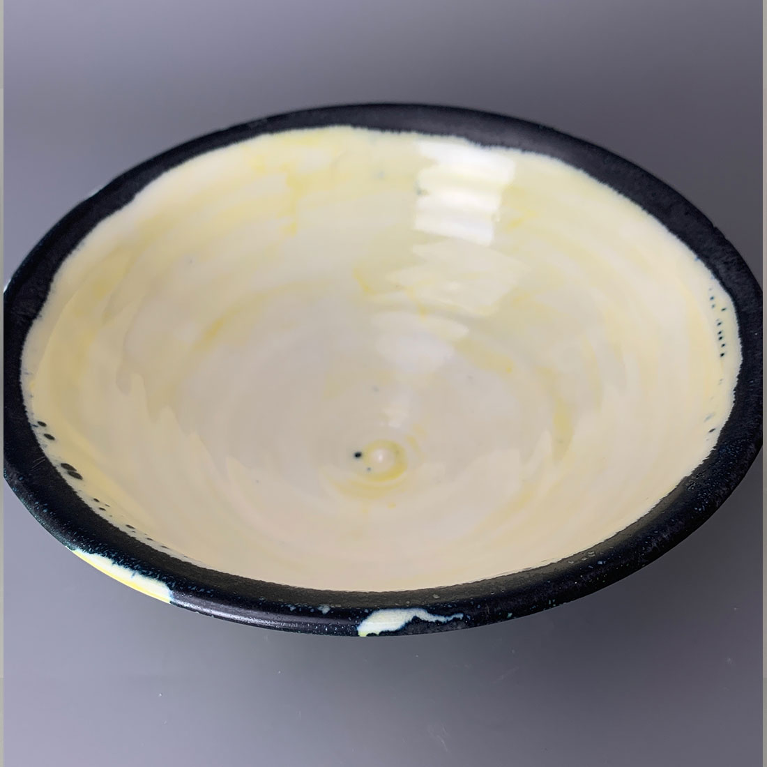 Yellow Arabesque 8" Bowl