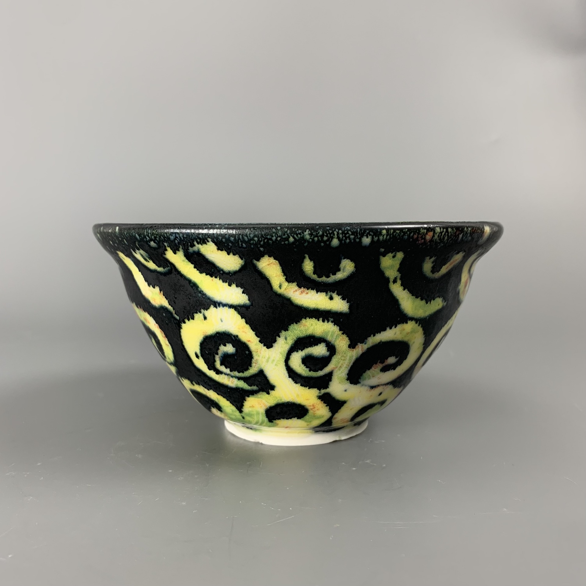 Yellow Arabesque 6" Bowl