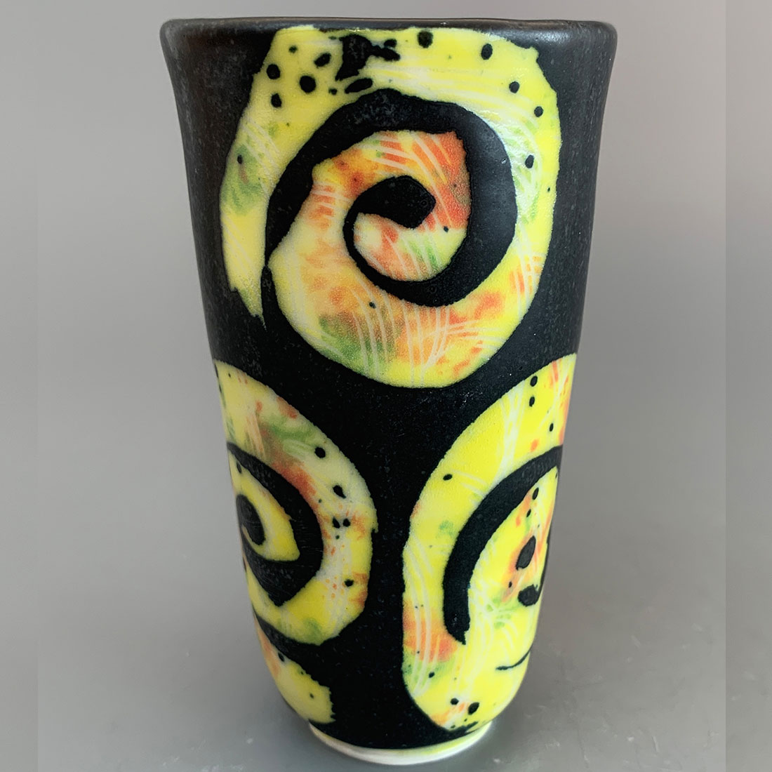 Yellow Arabesque Beaker