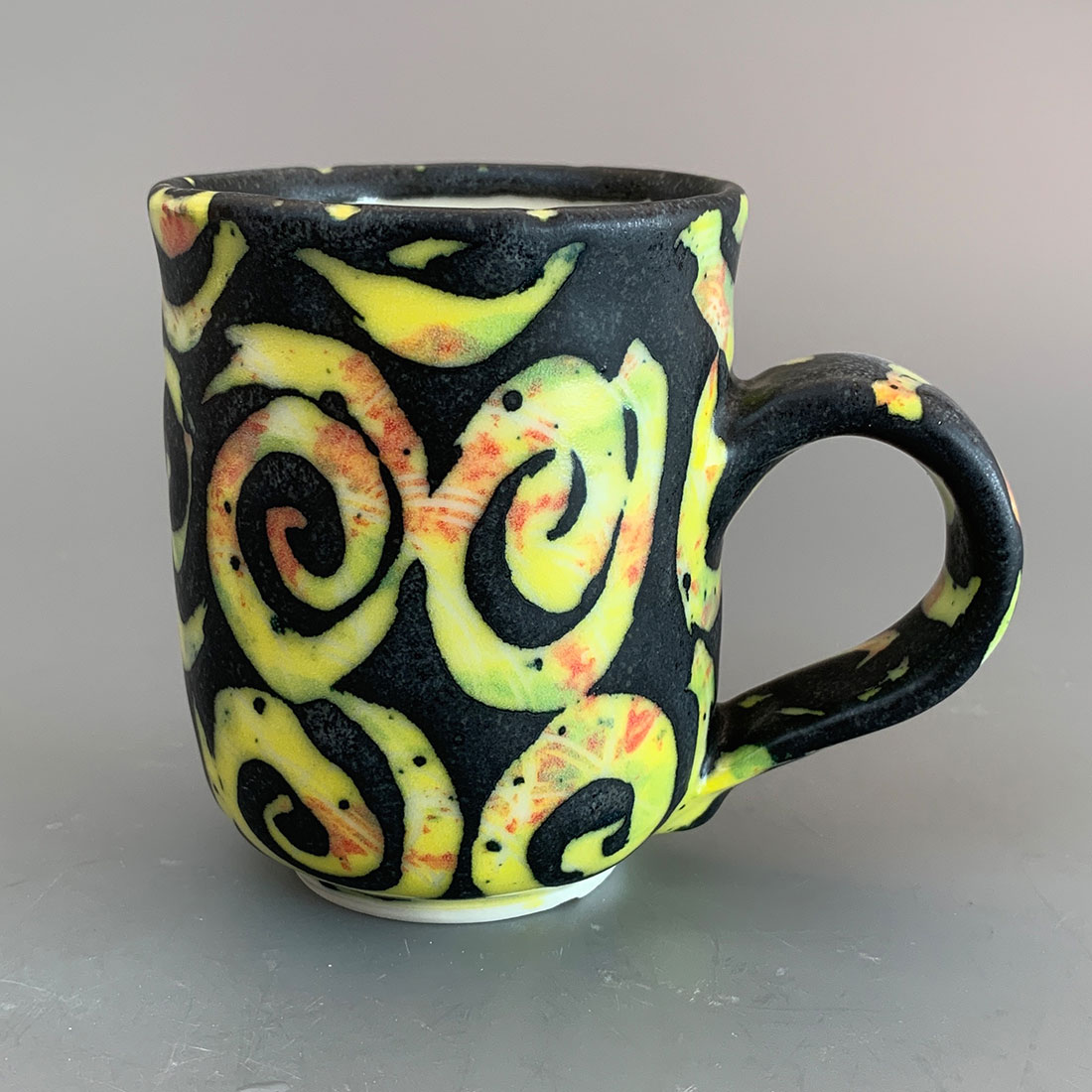 Yellow Arabesque Mug