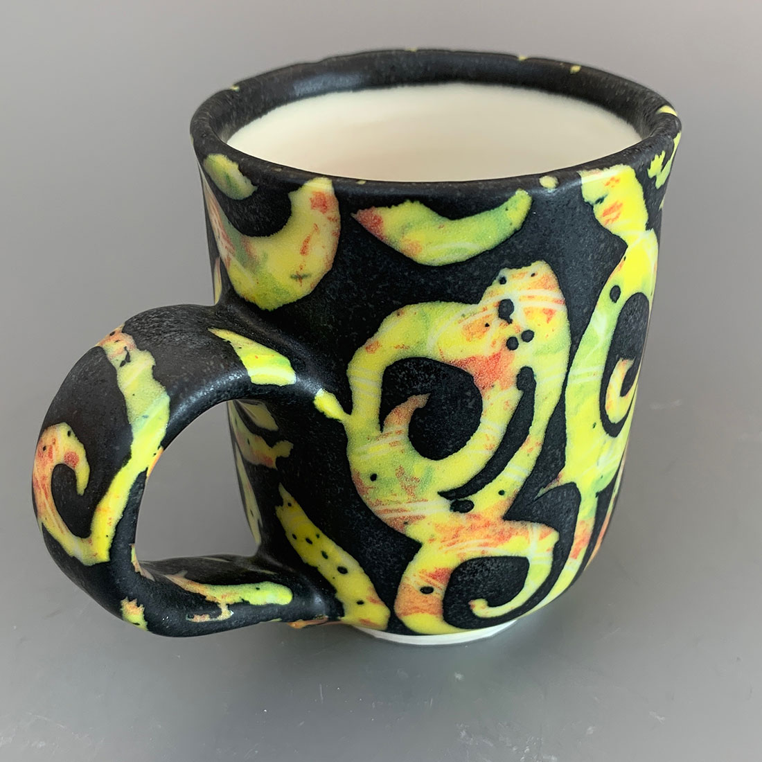 Yellow Arabesque Mug