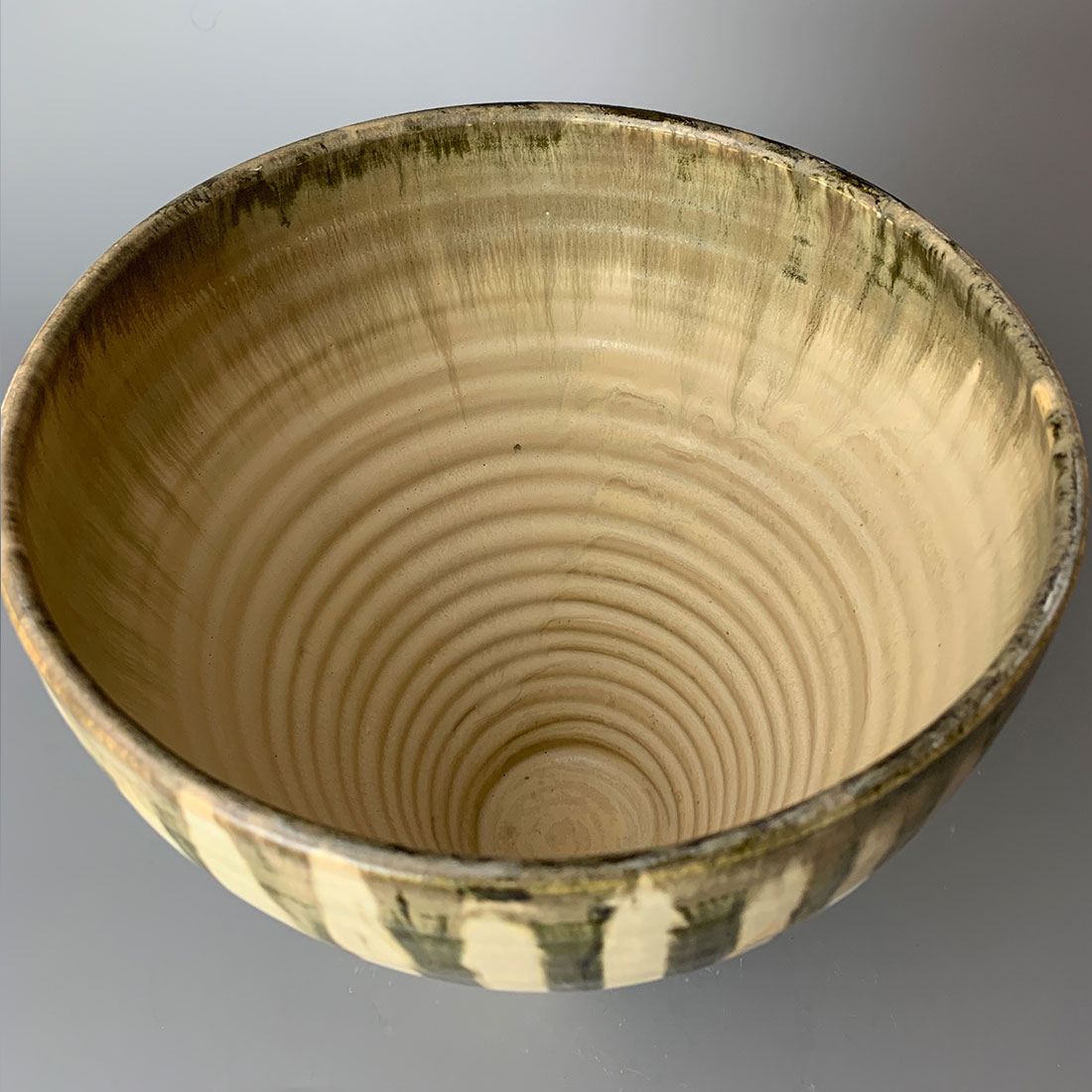 Brown 9" Diameter High Bowl