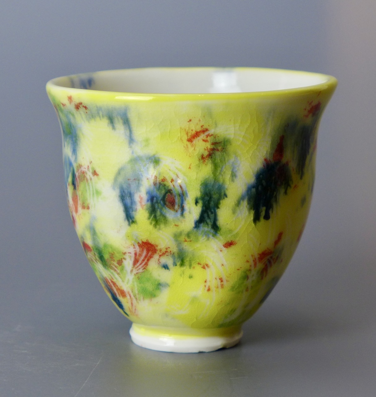 Yellows Tea Bowl with Narrower base