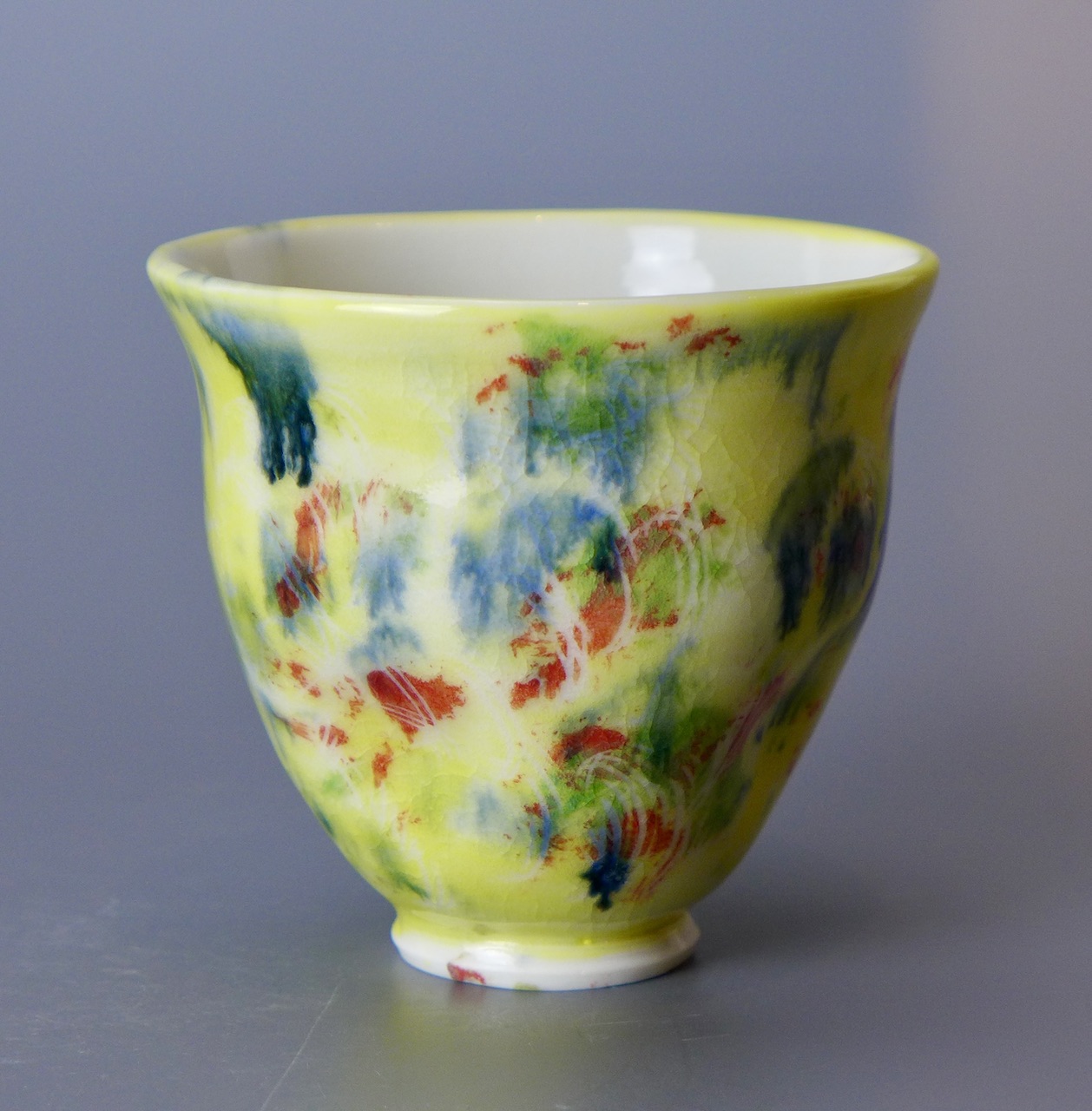 Yellows Tea Bowl with Narrower base