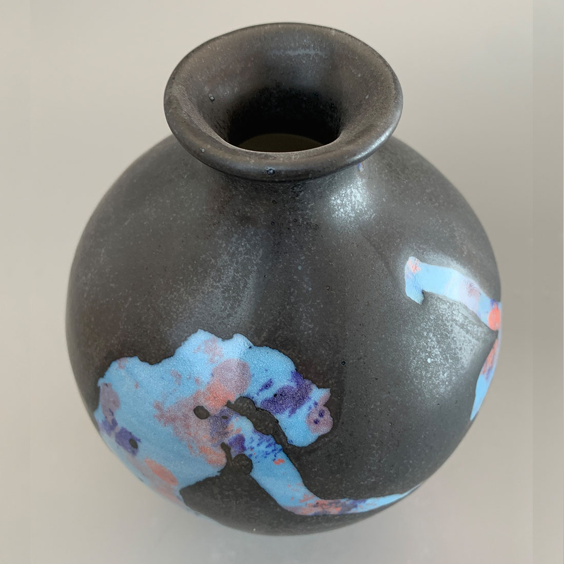 Figurative Vase in Blue